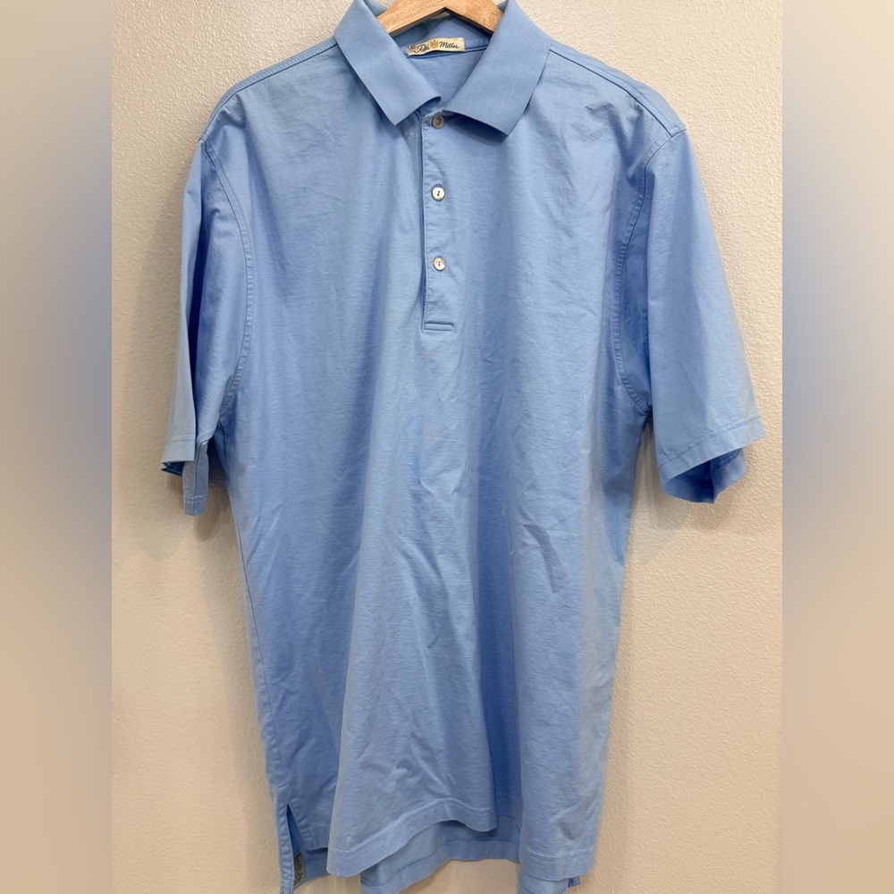 Peter Millar Sky Blue Polo Shirt Men’s Large